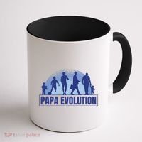 Papa Evolution Coffee Mug thumb 1