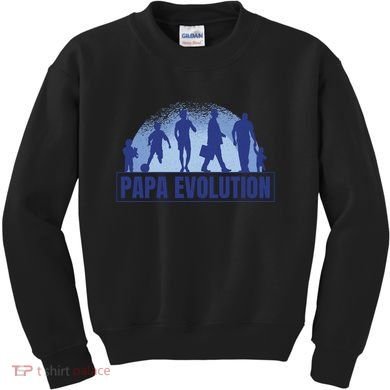 Papa Evolution Kids Sweatshirt
