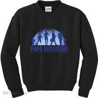 Papa Evolution Kids Sweatshirt thumb 0