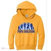 Papa Evolution Kids Hoodie thumb 0