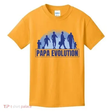 Papa Evolution Kids T-Shirt