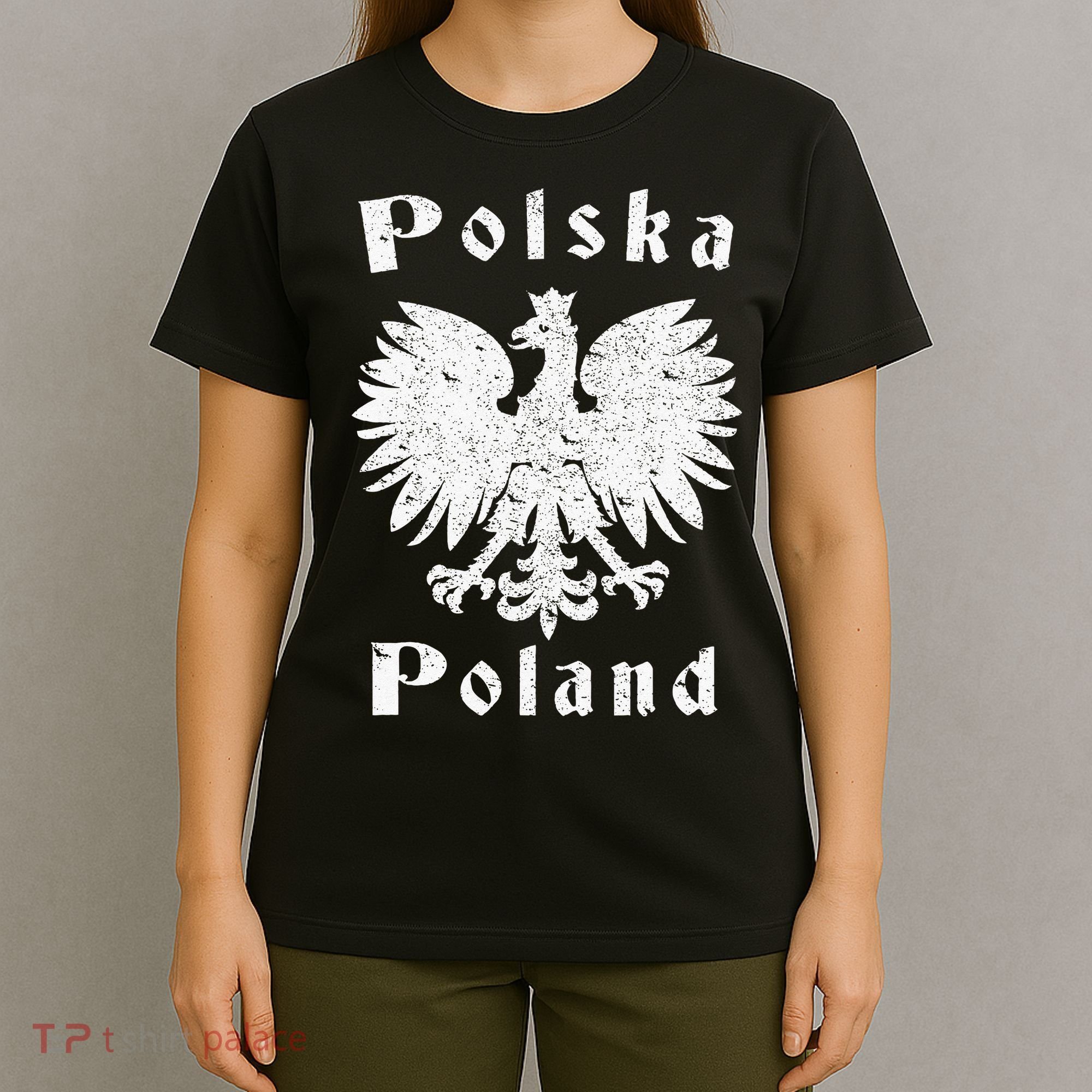 Polish Eagle Poland Coat Of Arms Polska T-Shirt