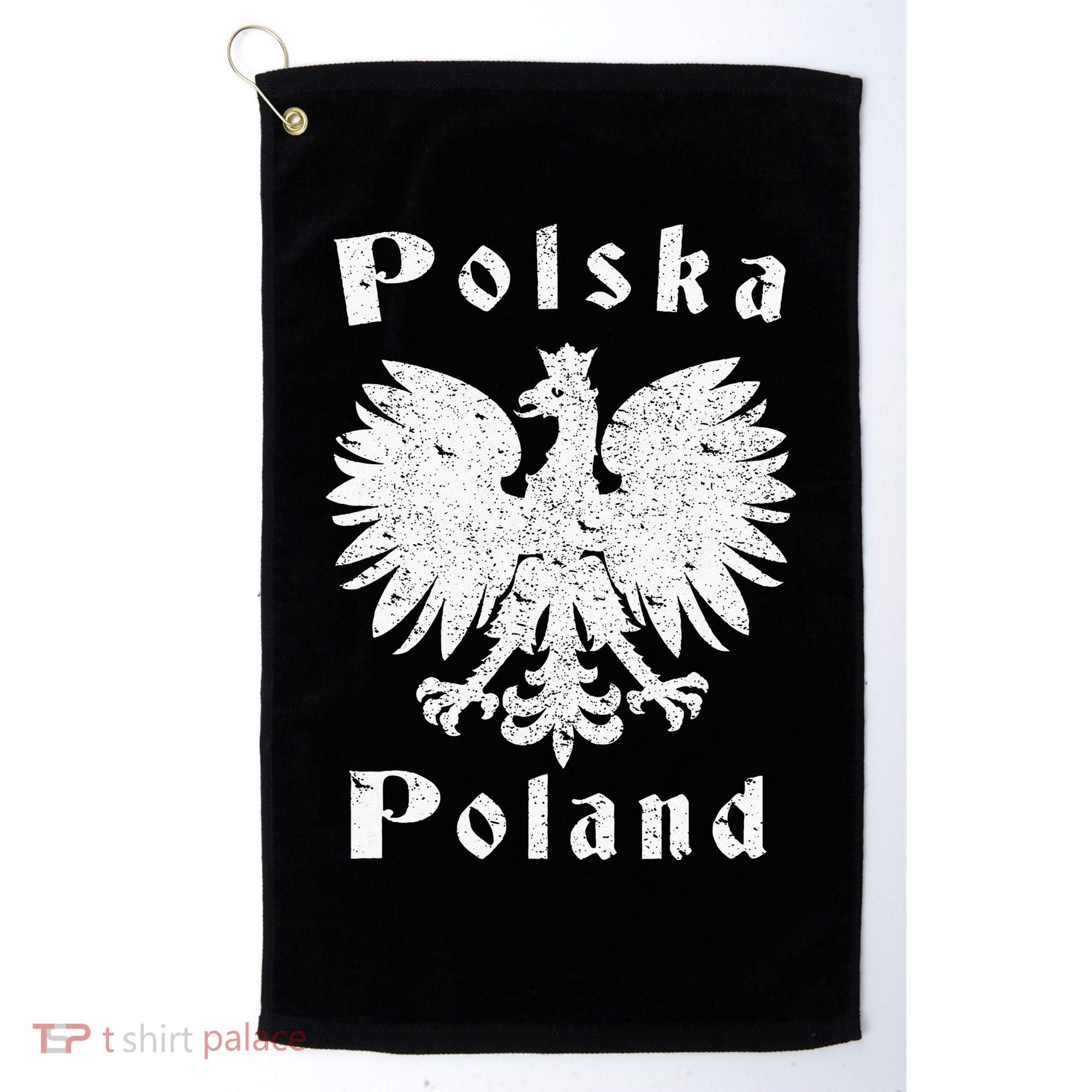 Polish Eagle Poland Coat Of Arms Polska Golf Towel