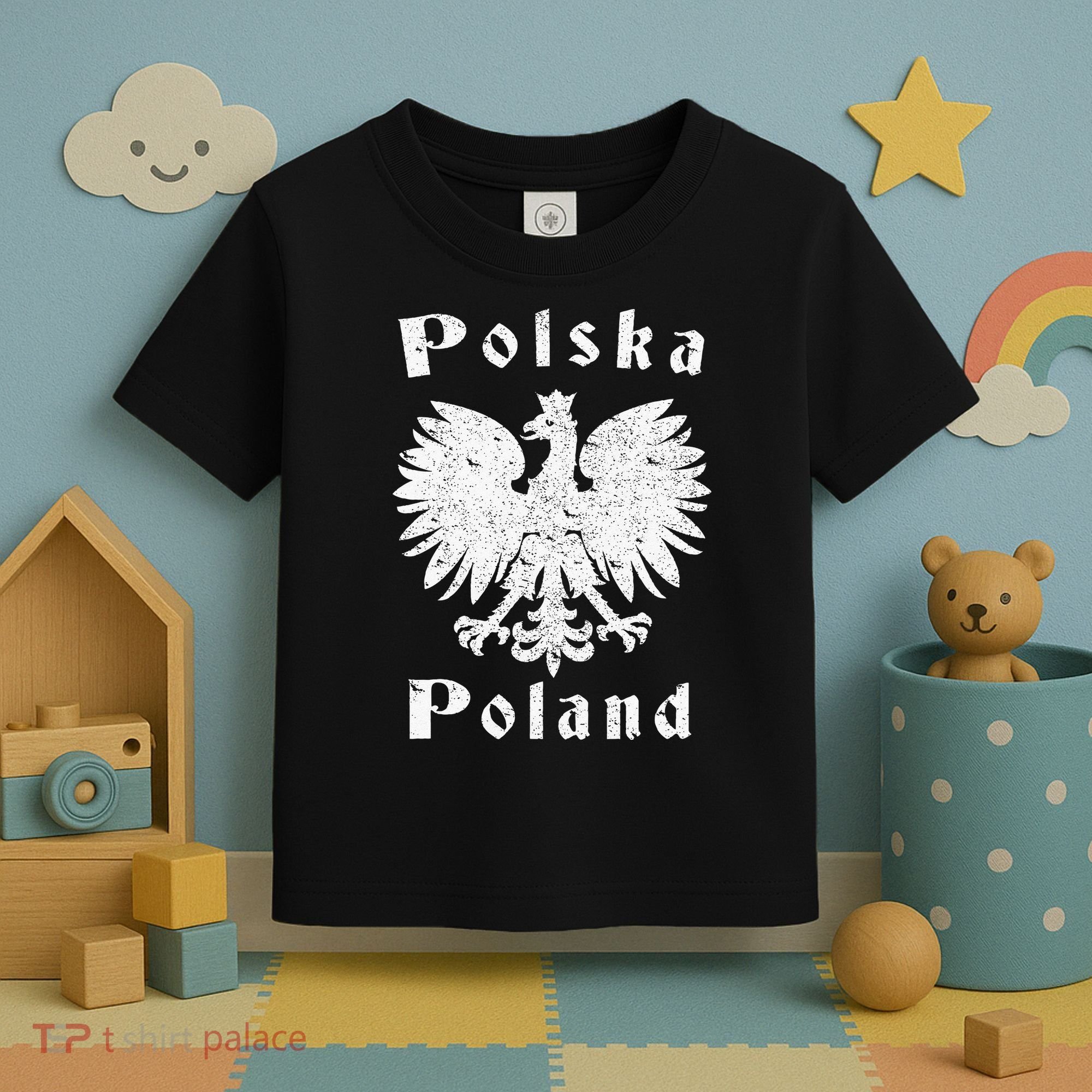 Polish Eagle Poland Coat Of Arms Polska Toddler T-Shirt