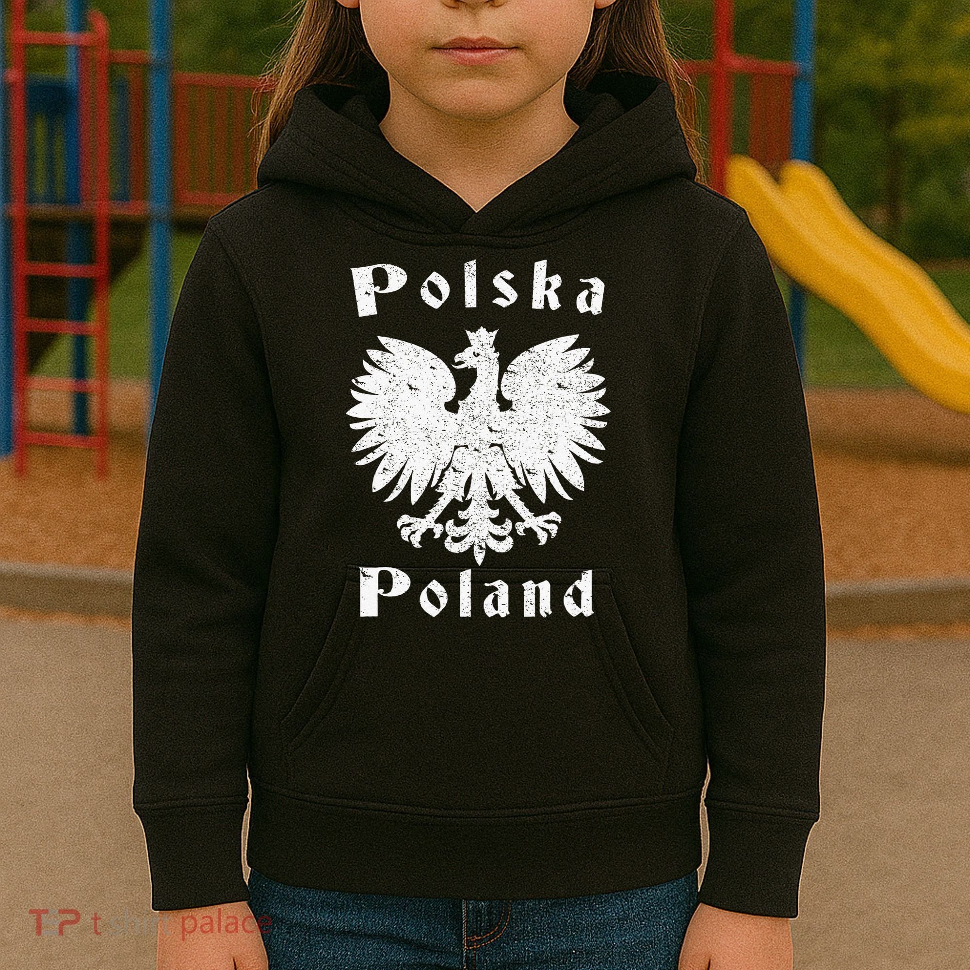 Polish Eagle Poland Coat Of Arms Polska Kids Hoodie