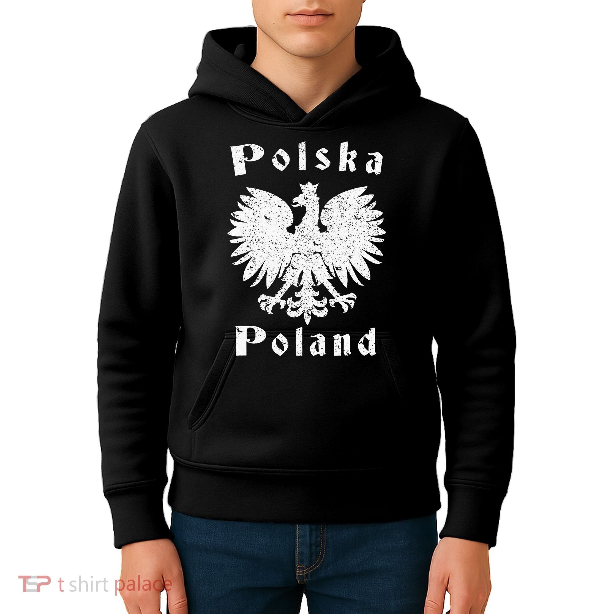 Polish Eagle Poland Coat Of Arms Polska Kids Hoodie