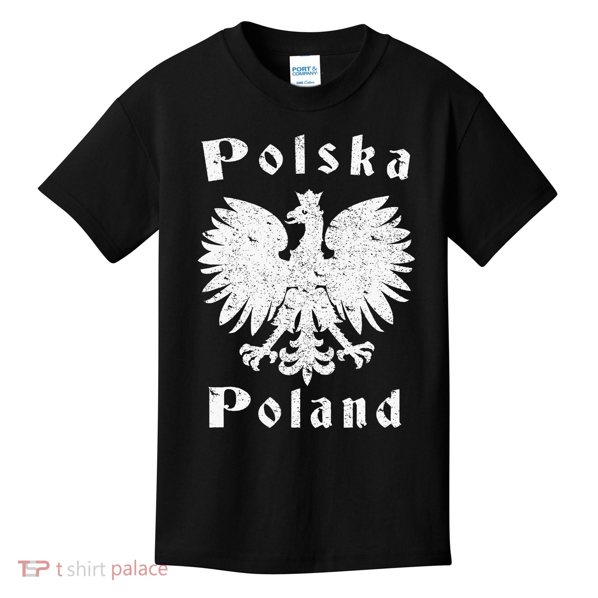 Polish Eagle Poland Coat Of Arms Polska Kids T-Shirt