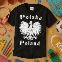 Polish Eagle Poland Coat Of Arms Polska Kids T-Shirt thumb 3