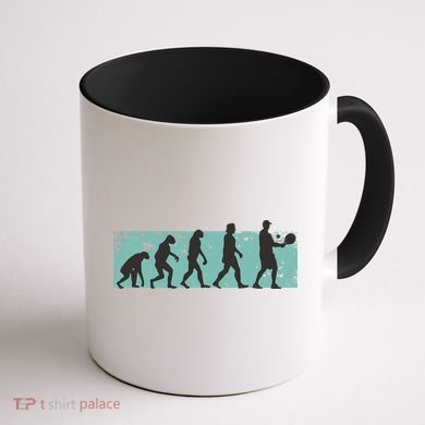 Pickleball Evolution Coffee Mug back