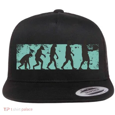 Pickleball Evolution Flat Bill Trucker Hat