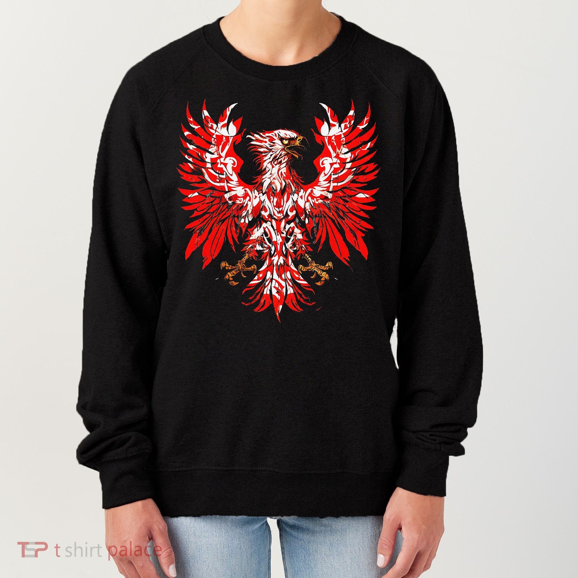 Polish Eagle Poland Polska Polish Eagle Polish Flag Women's Sweatshirt