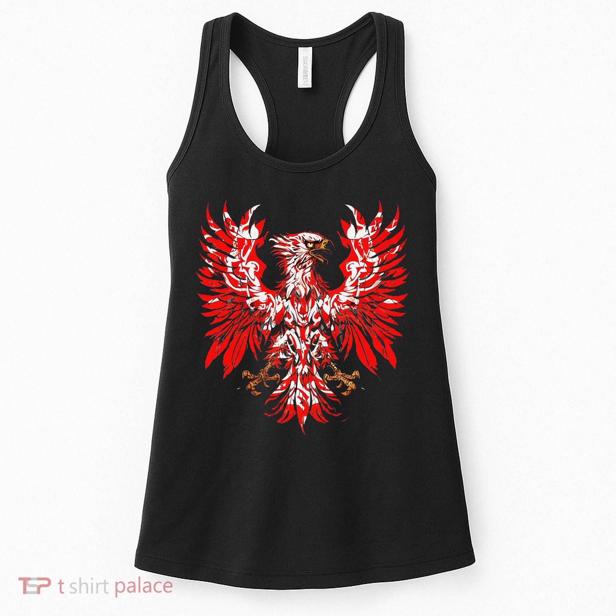 Polish Eagle Poland Polska Polish Eagle Polish Flag Women's Tank Top
