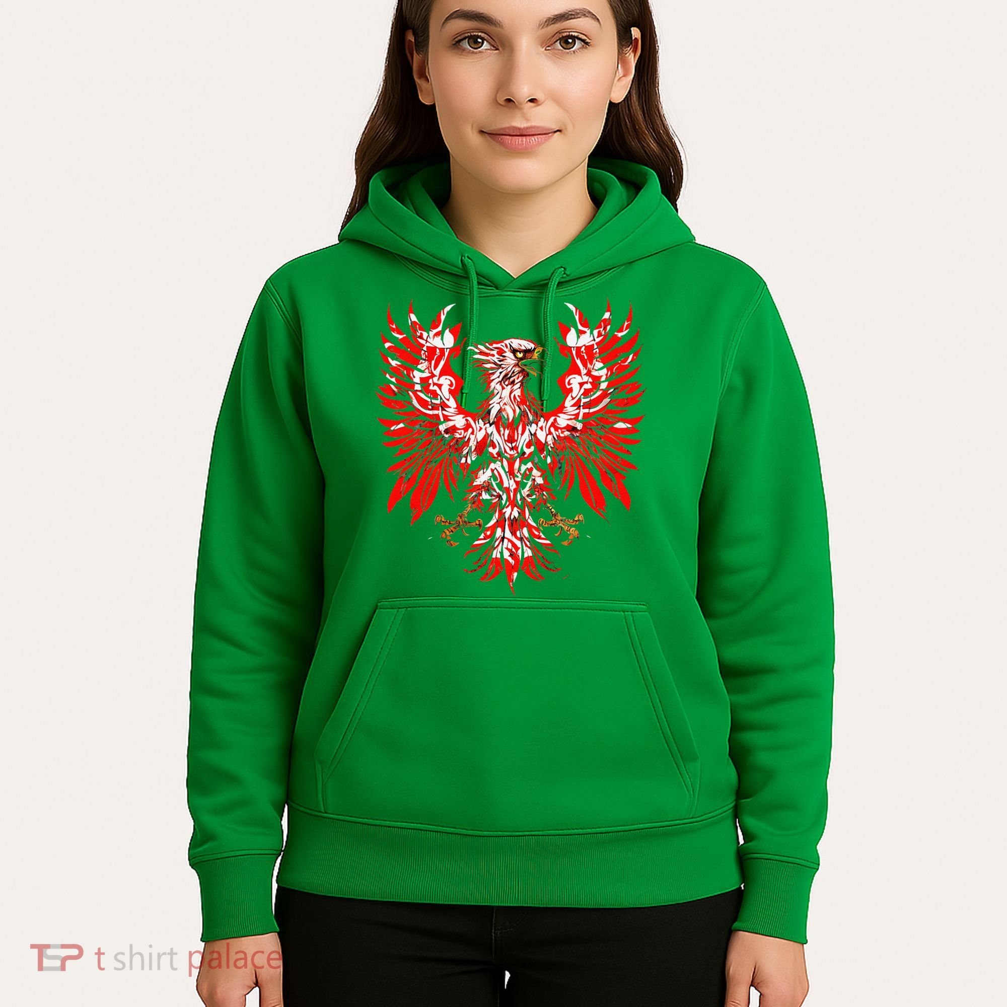 Polish Eagle Poland Polska Polish Eagle Polish Flag Hoodie