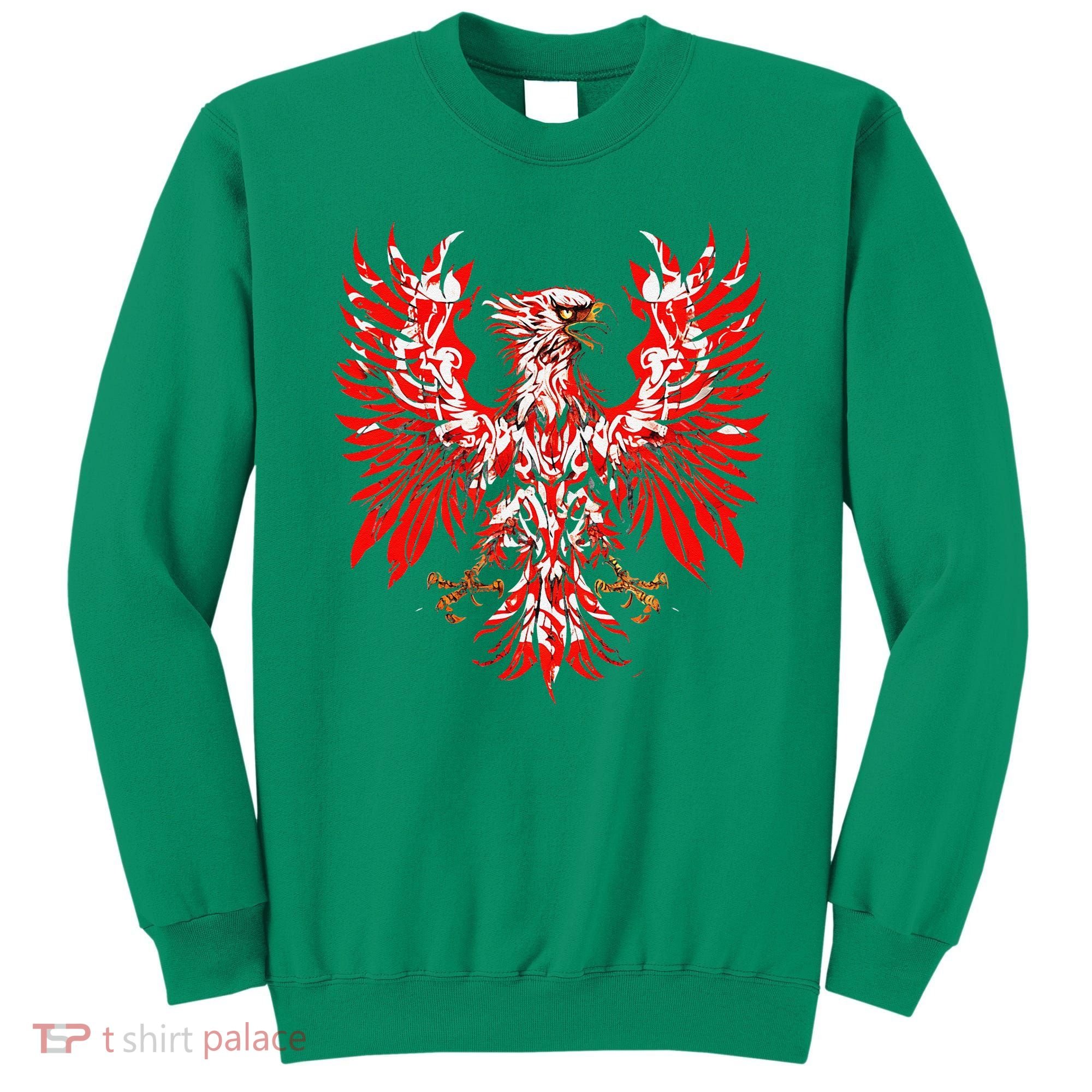 Polish Eagle Poland Polska Polish Eagle Polish Flag Sweatshirt