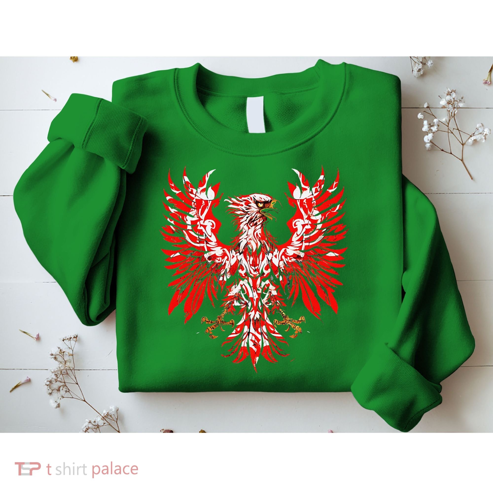 Polish Eagle Poland Polska Polish Eagle Polish Flag Sweatshirt