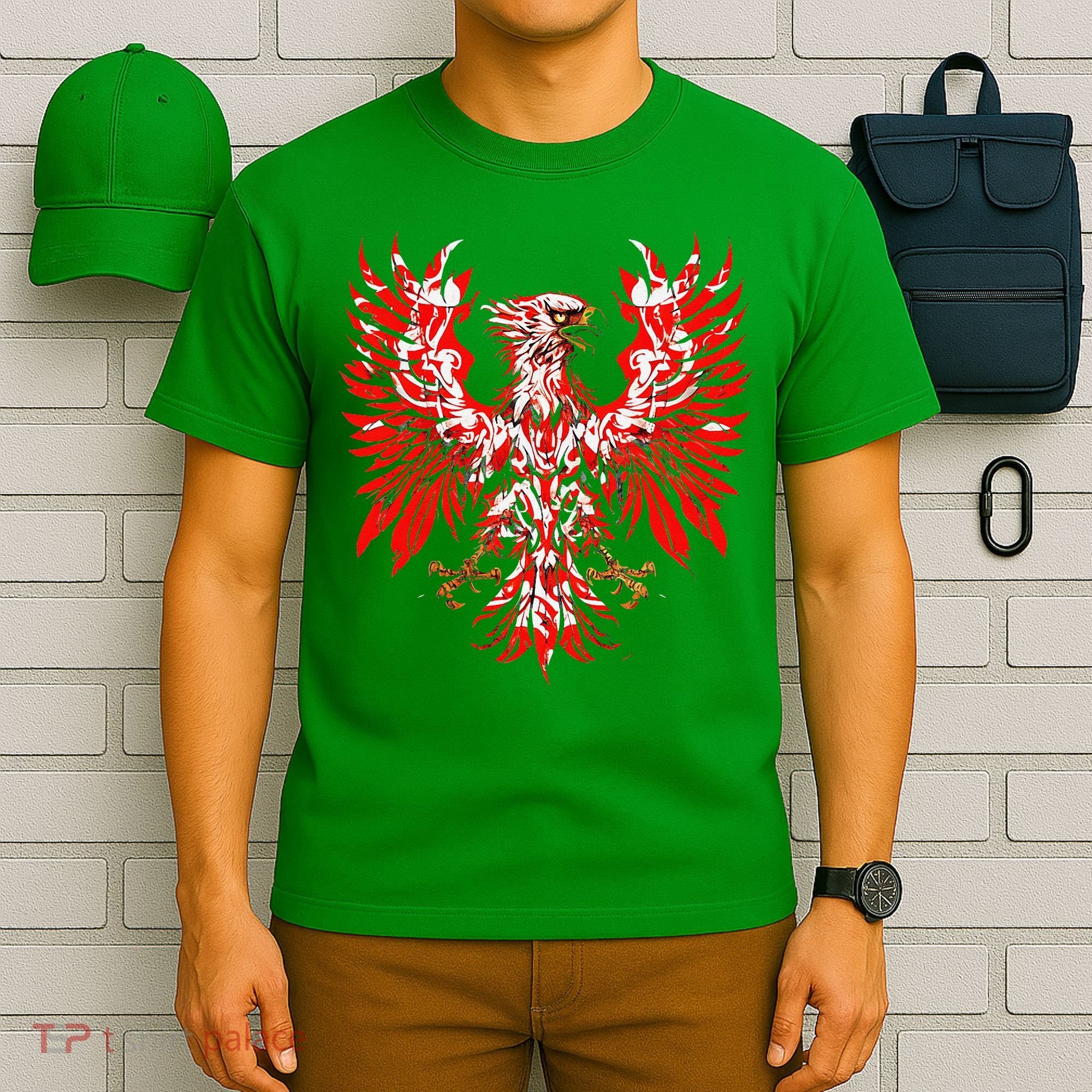 Polish Eagle Poland Polska Polish Eagle Polish Flag T-Shirt