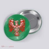 Polish Eagle Poland Polska Polish Eagle Polish Flag Button thumb 0