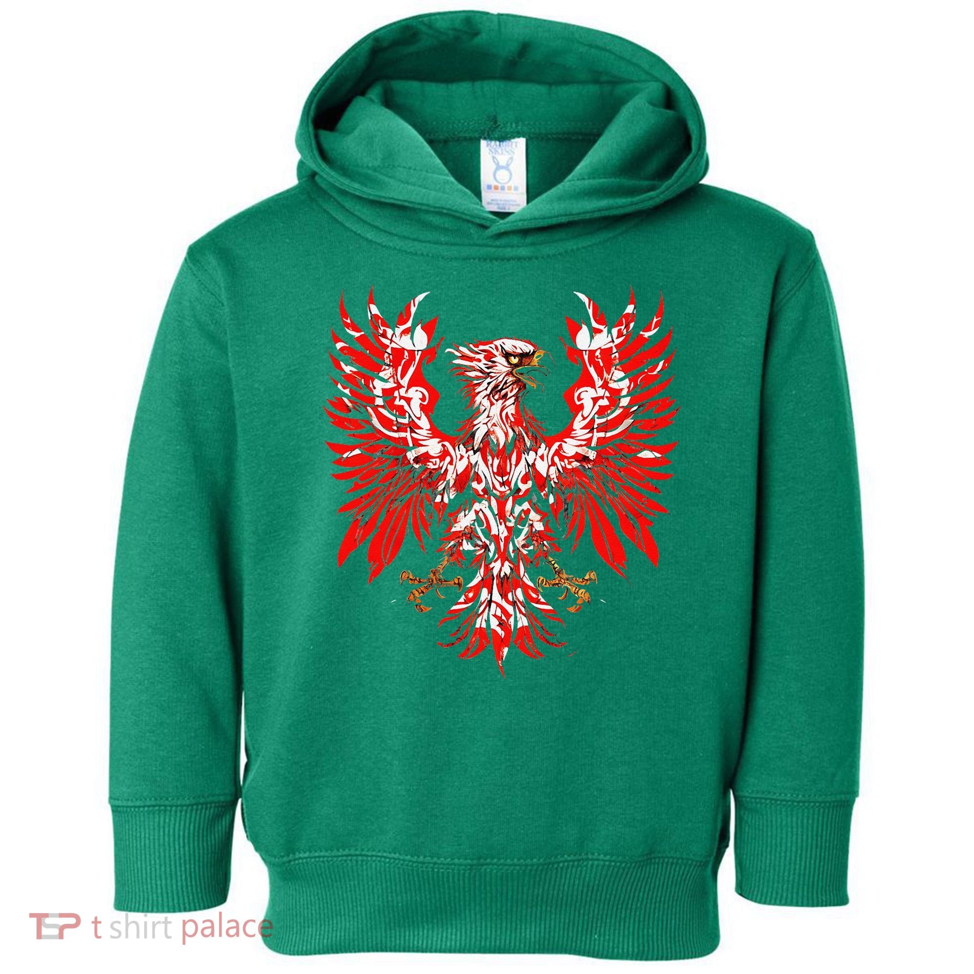 Polish Eagle Poland Polska Polish Eagle Polish Flag Toddler Hoodie