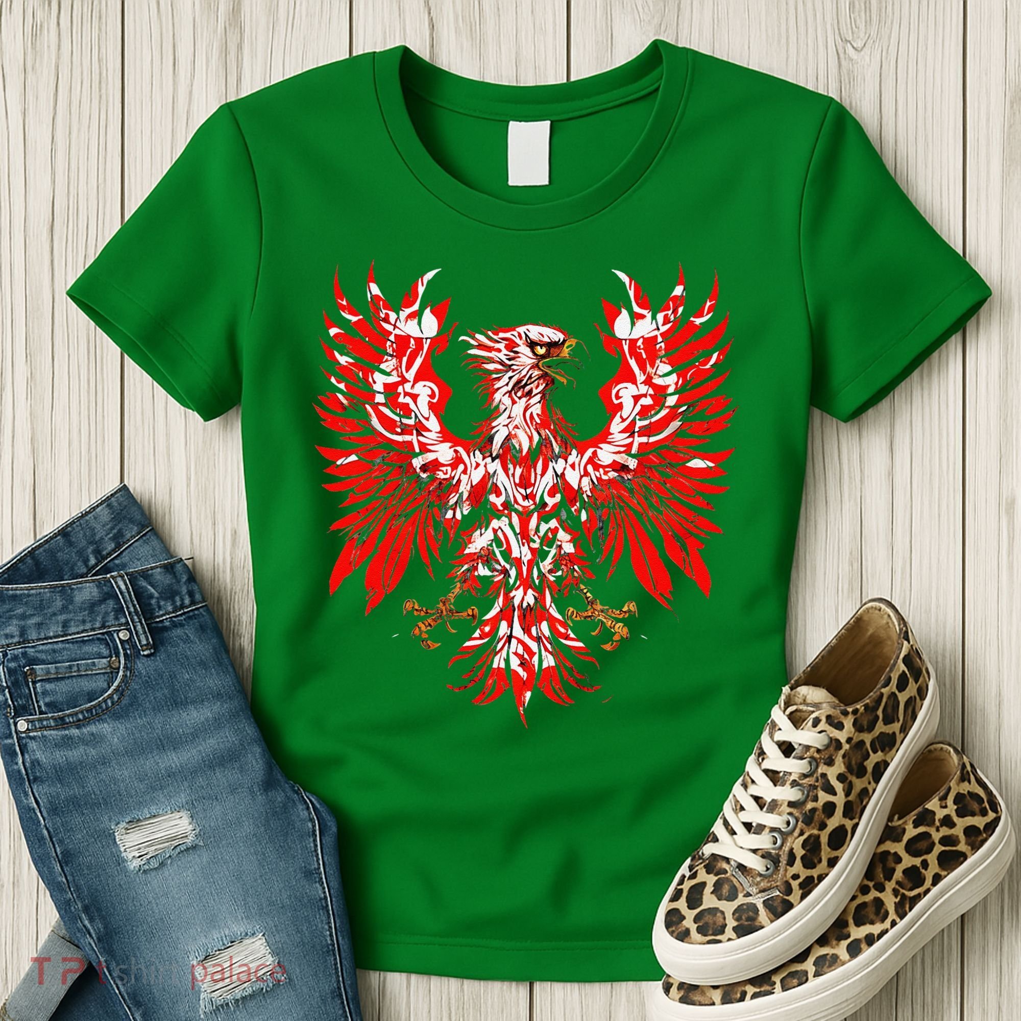 Polish Eagle Poland Polska Polish Eagle Polish Flag Women's T-Shirt