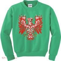 Polish Eagle Poland Polska Polish Eagle Polish Flag Kids Sweatshirt thumb 0