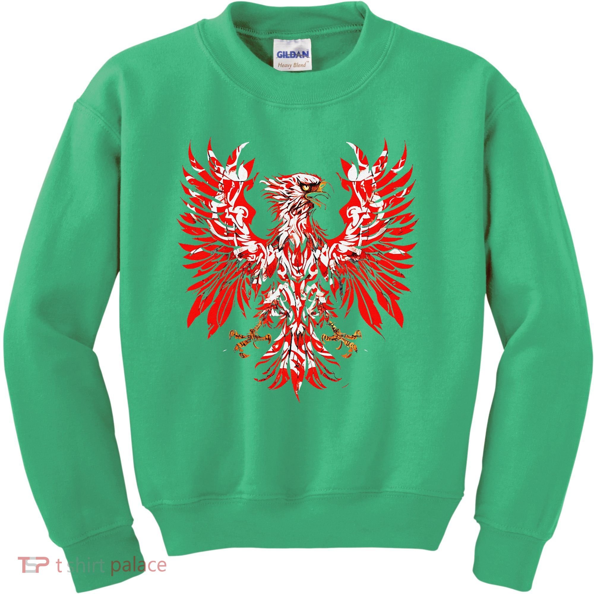 Polish Eagle Poland Polska Polish Eagle Polish Flag Kids Sweatshirt