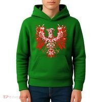 Polish Eagle Poland Polska Polish Eagle Polish Flag Kids Hoodie thumb 4