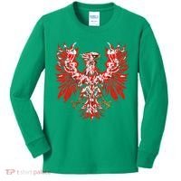 Polish Eagle Poland Polska Polish Eagle Polish Flag Kids Long Sleeve Shirt thumb 0