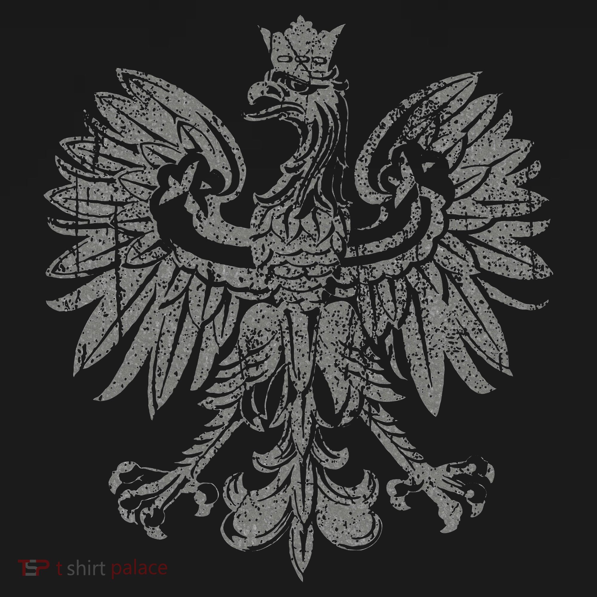 Polish Eagle Poland Coat Of Arms Polish Pride Retro Flag USA-Made Doggie Bandana