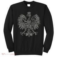 Polish Eagle Poland Coat Of Arms Polish Pride Retro Flag Sweatshirt thumb 0
