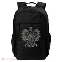 Polish Eagle Poland Coat Of Arms Polish Pride Retro Flag Backpack thumb 0