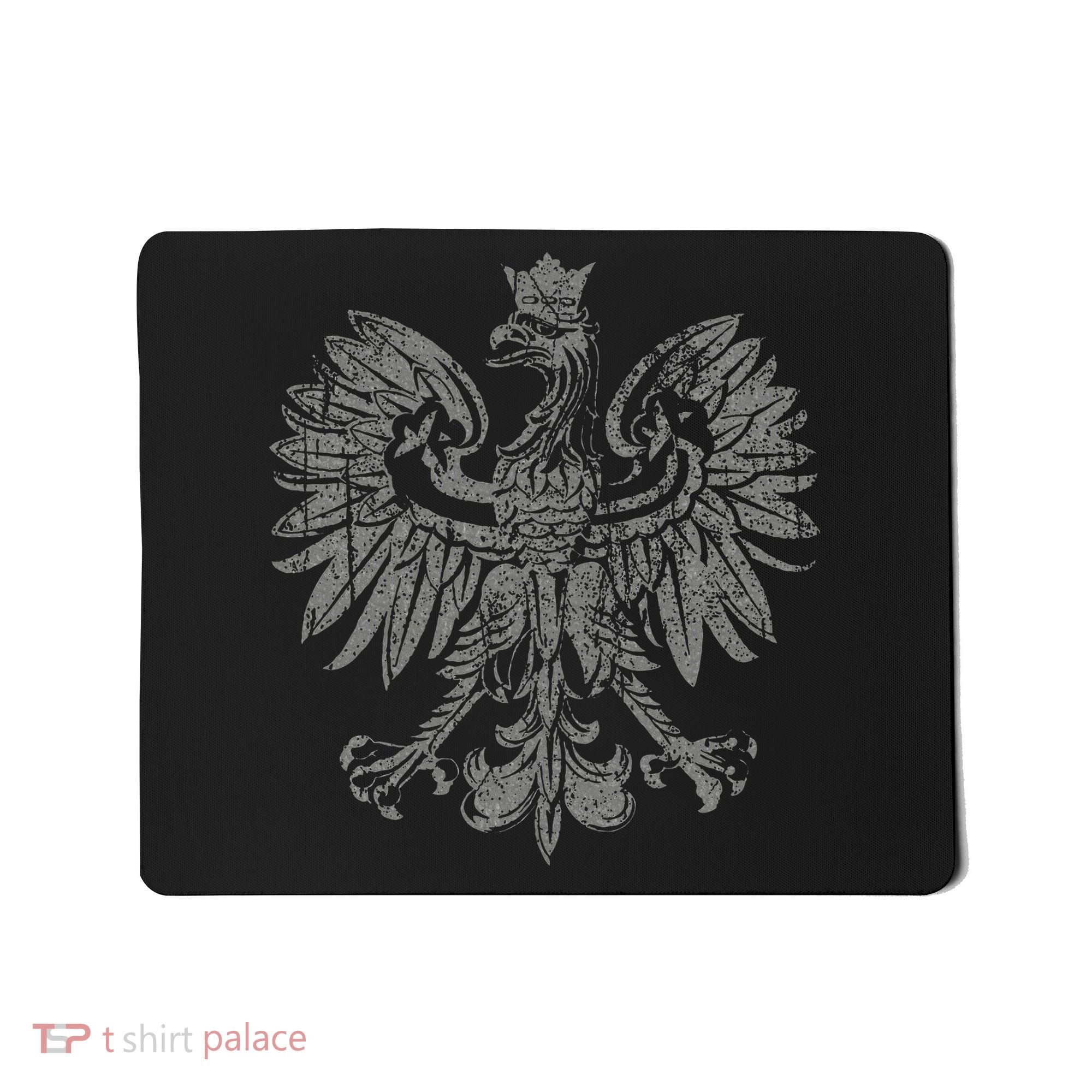 Polish Eagle Poland Coat Of Arms Polish Pride Retro Flag Mousepad