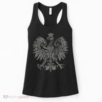 Polish Eagle Poland Coat Of Arms Polish Pride Retro Flag Women's Tank Top thumb 0
