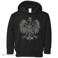 Polish Eagle Poland Coat Of Arms Polish Pride Retro Flag Toddler Hoodie thumb 0