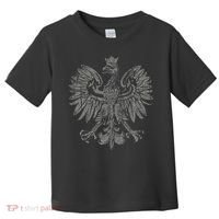 Polish Eagle Poland Coat Of Arms Polish Pride Retro Flag Toddler T-Shirt thumb 0
