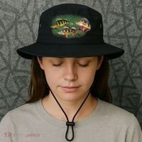 Perch Wild Life Fish Bucket Hat thumb 3