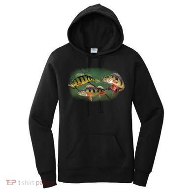 Perch Wild Life Fish Women's Hoodie
