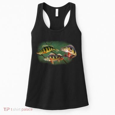 Perch Wild Life Fish Women's Tank Top