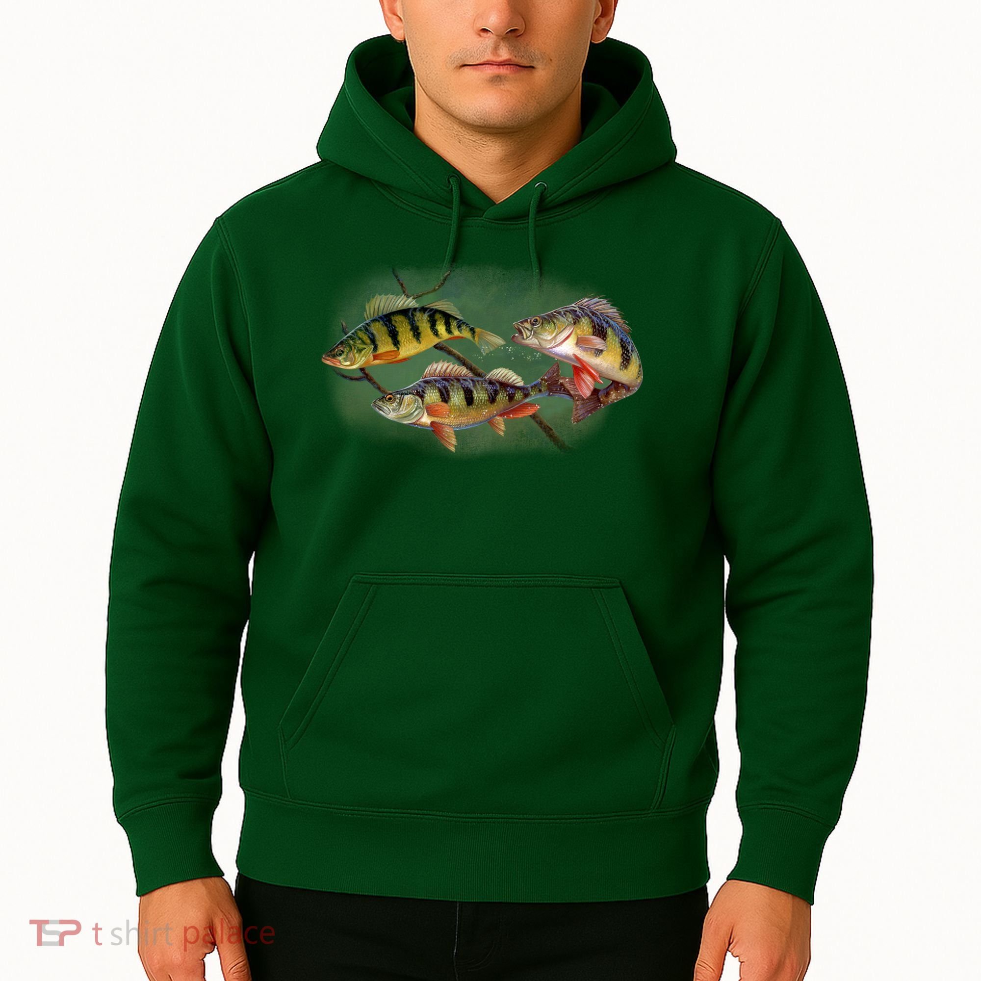 Perch Wild Life Fish Hoodie
