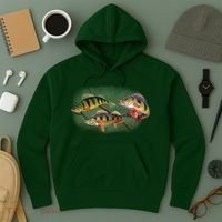 Perch Wild Life Fish Hoodie thumb 3