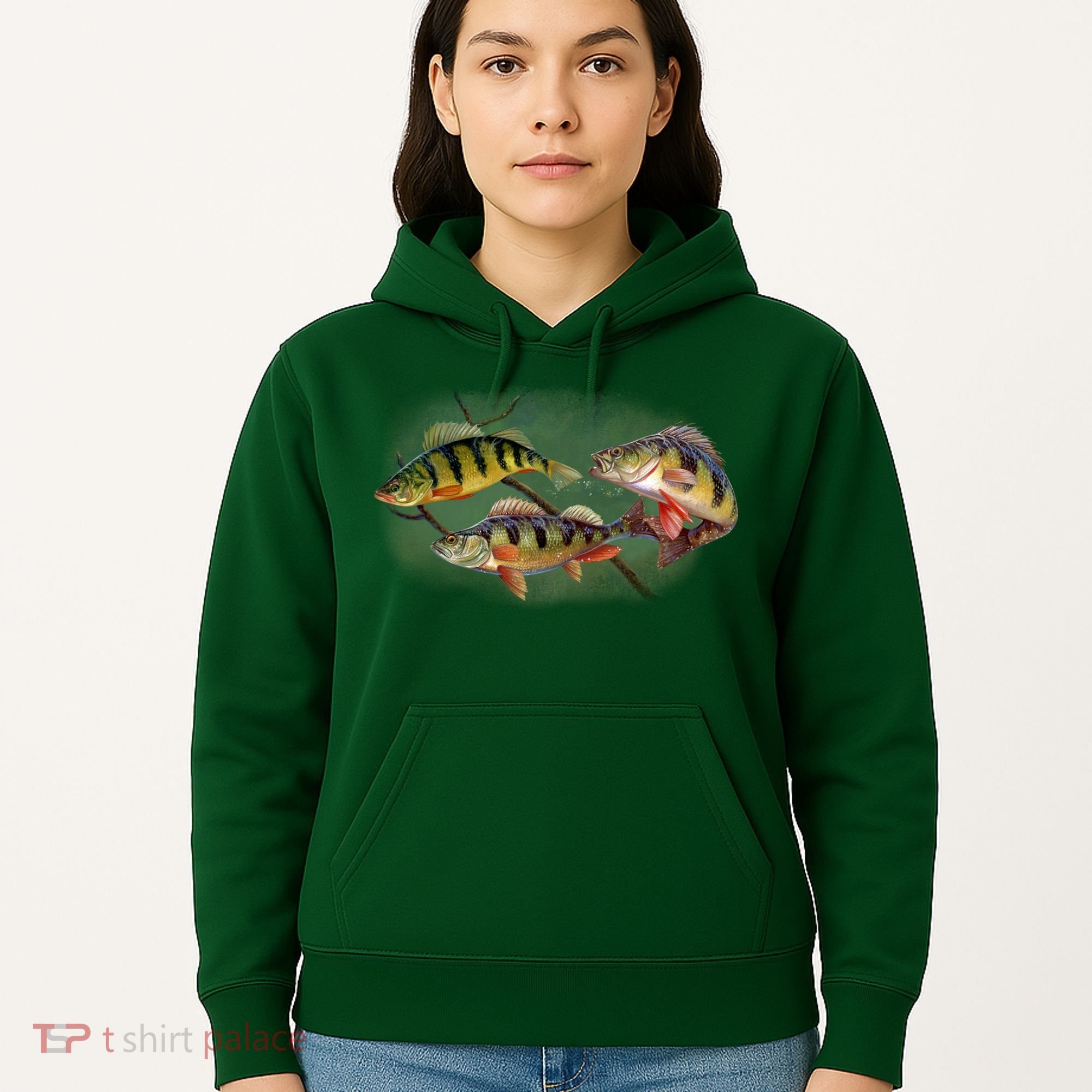 Perch Wild Life Fish Hoodie