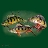 Perch Wild Life Fish Long Sleeve Shirt thumb 2