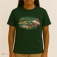 Perch Wild Life Fish T-Shirt thumb 4