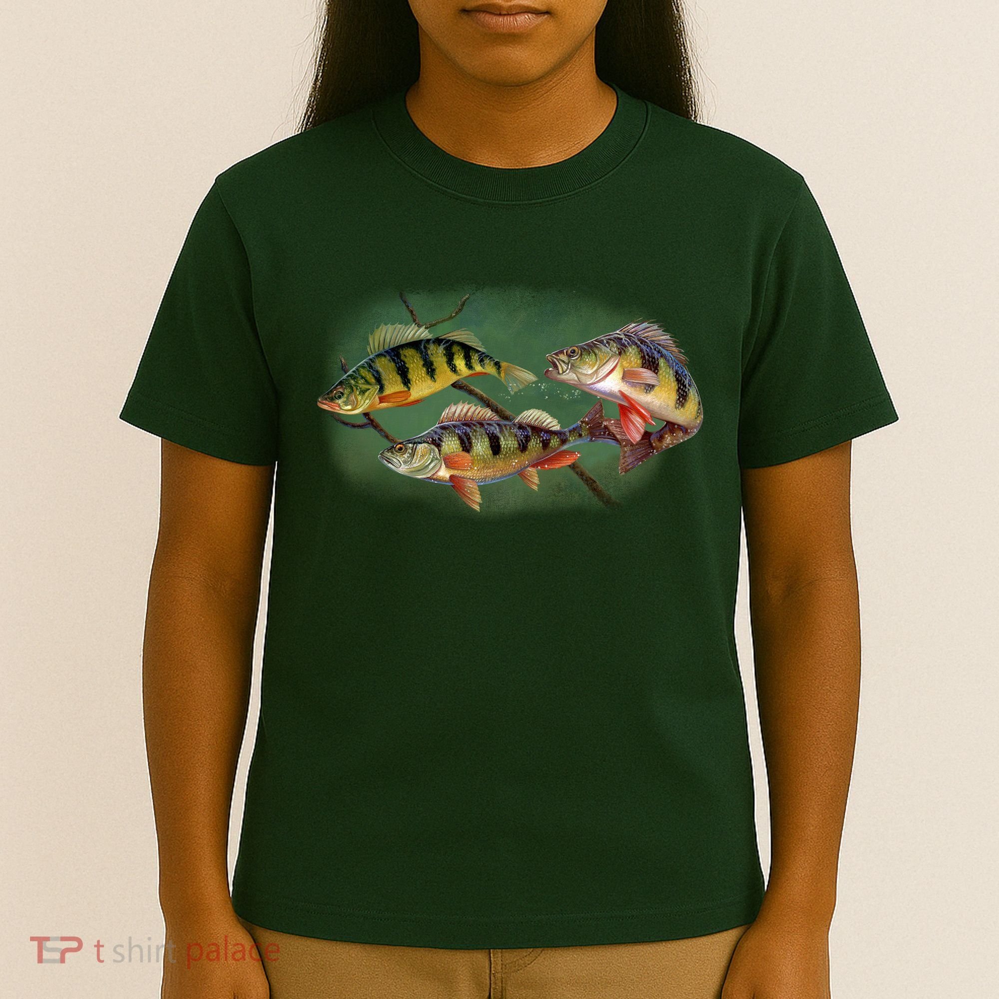 Perch Wild Life Fish T-Shirt