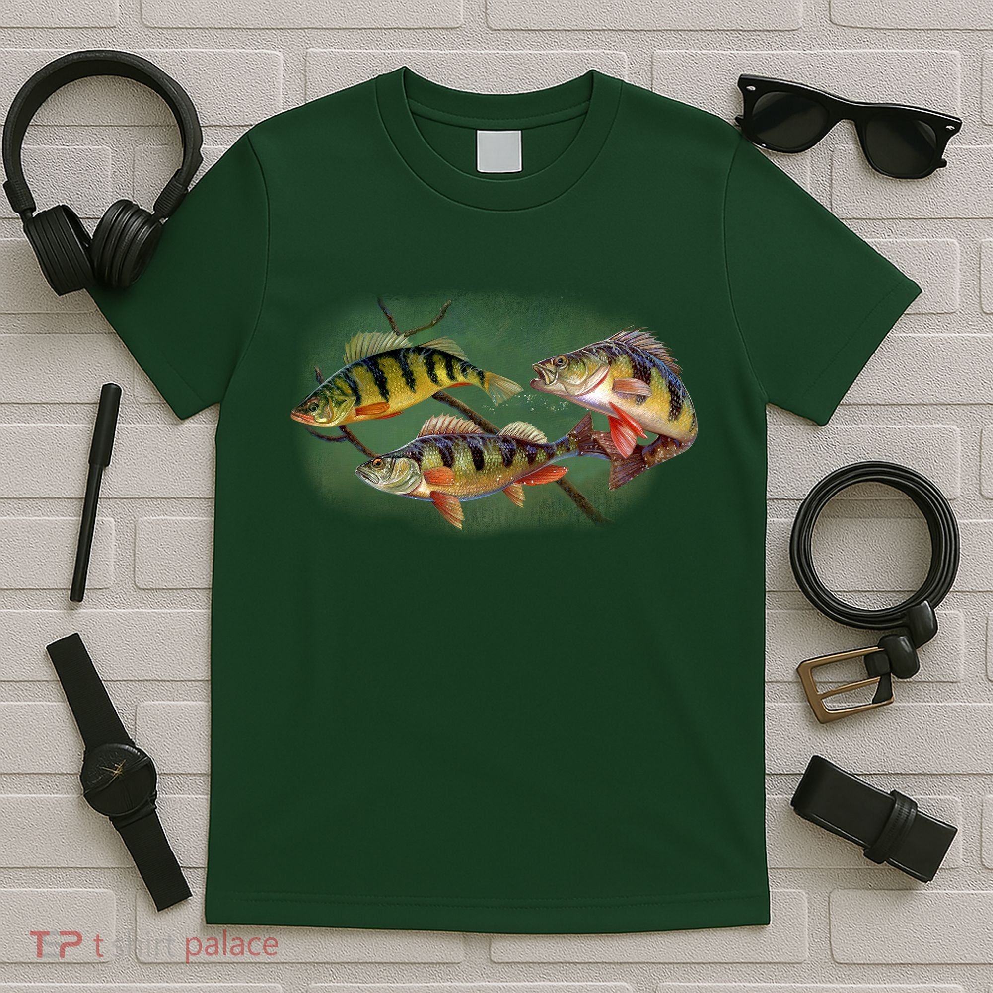 Perch Wild Life Fish T-Shirt