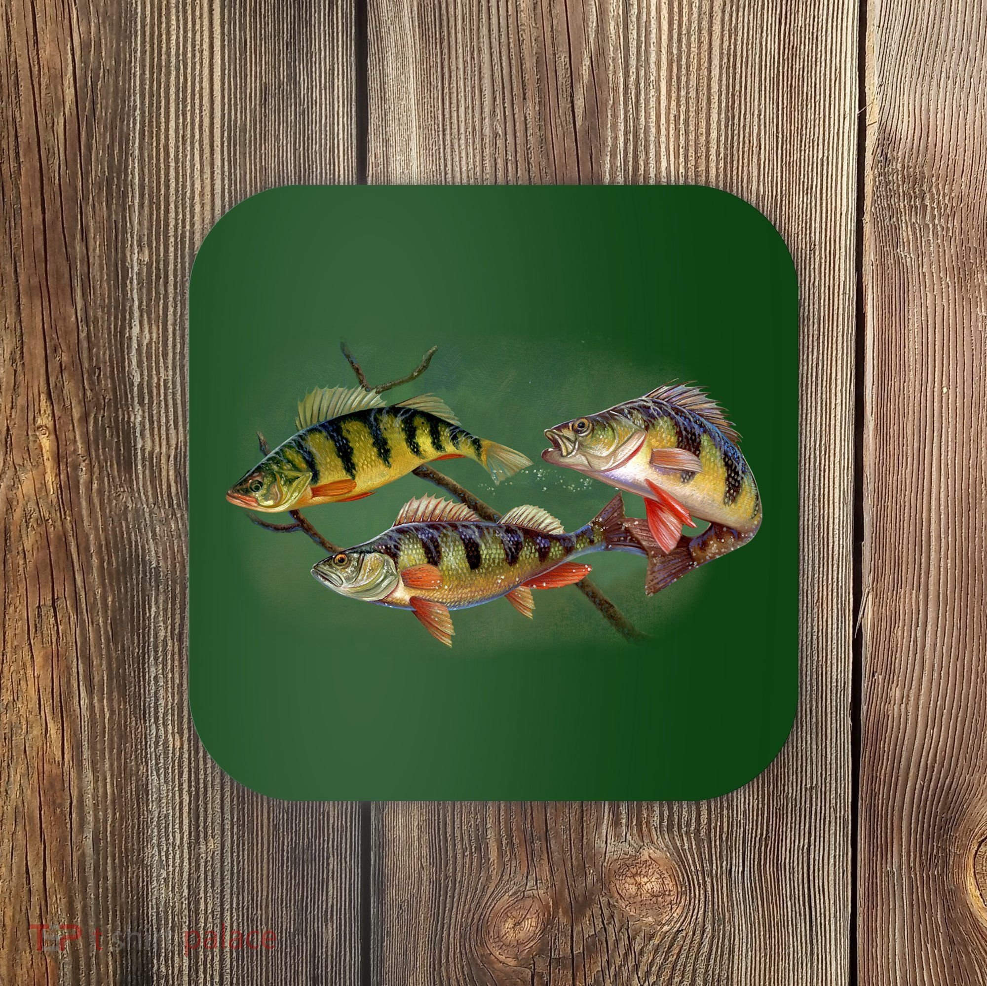 Perch Wild Life Fish Coaster