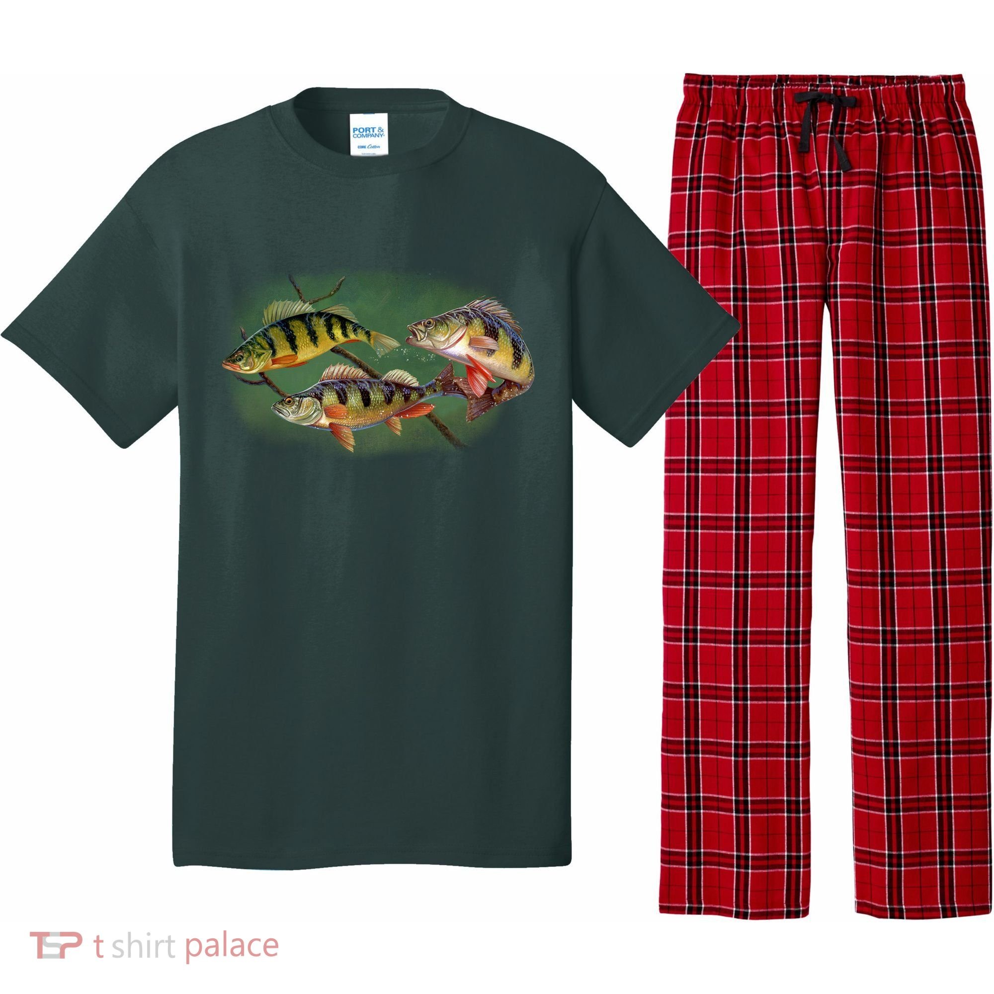 Perch Wild Life Fish Pajama Set