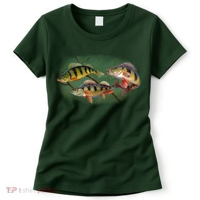 Perch Wild Life Fish Women's T-Shirt