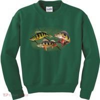 Perch Wild Life Fish Kids Sweatshirt thumb 0
