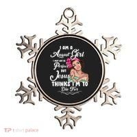 Perfect August Girl Jesus Thinks I'm To Die For Ornament thumb 0