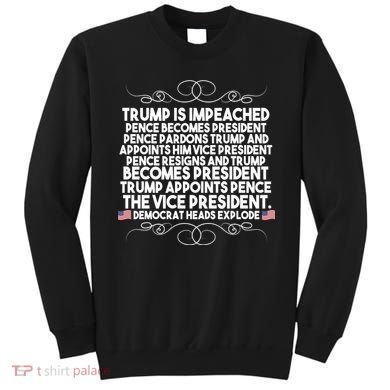 Perfection Pro Trump Impeached Sweatshirt